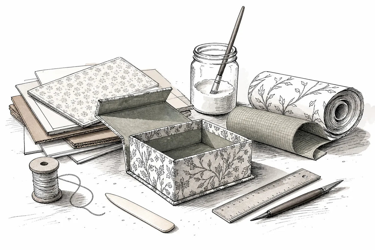 Come iniziare con il cartonage: materiali e tecniche