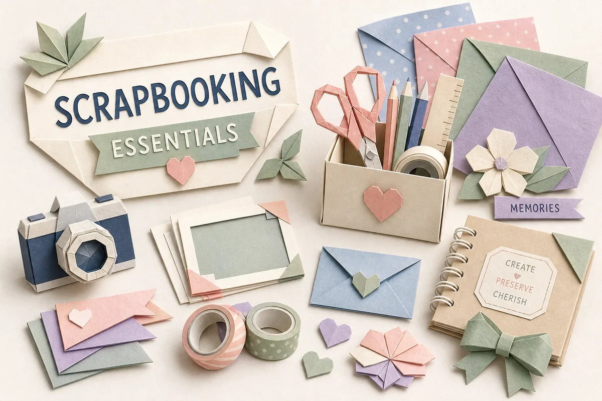 Materiali per scrapbooking: lista completa per iniziare