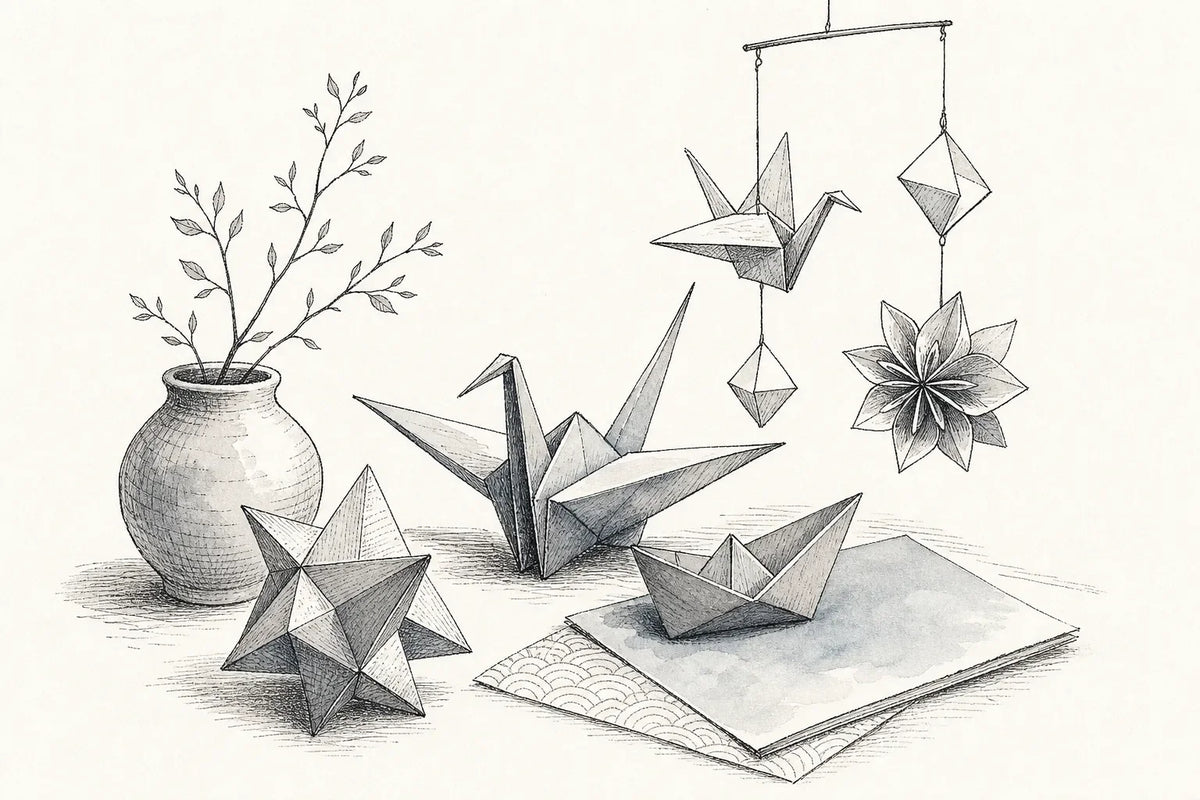 Origami decorativo: idee, tecniche e materiali