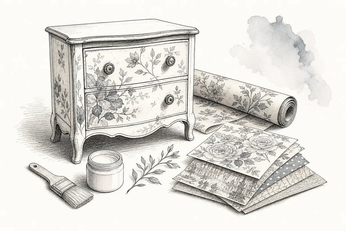 Quale carta usare per il decoupage su mobili?