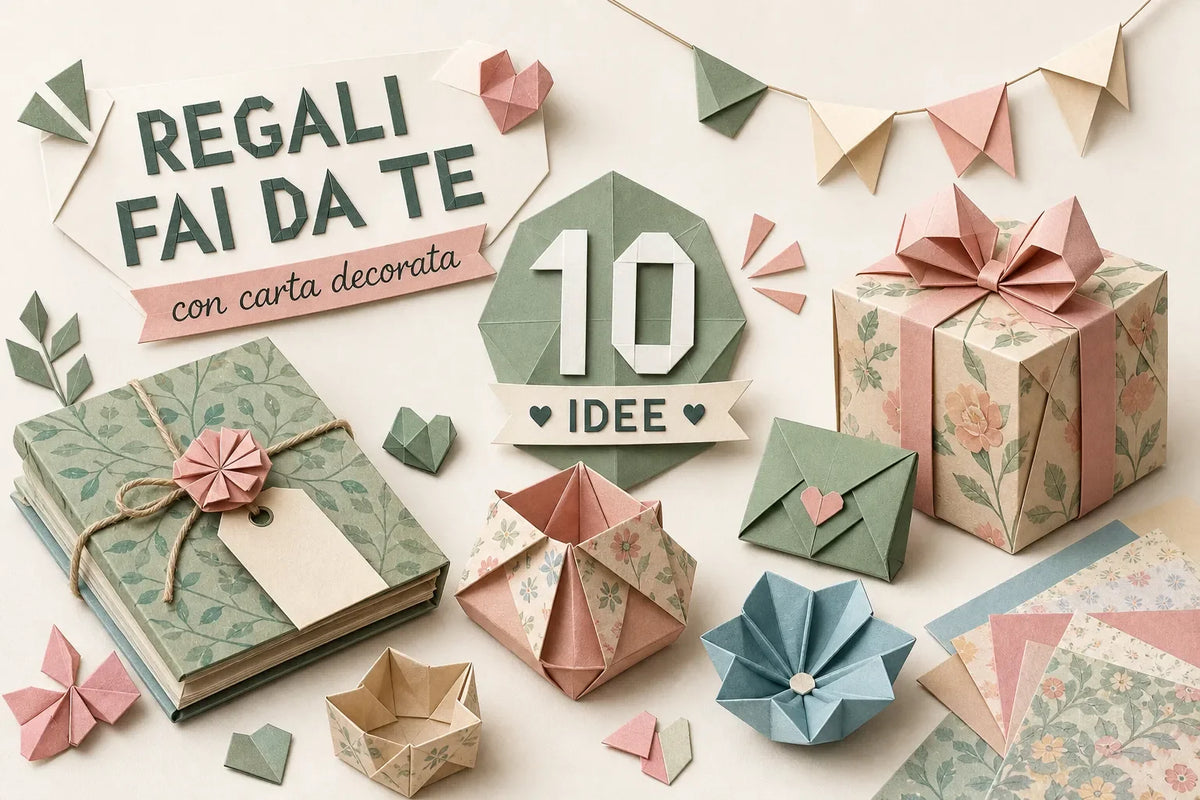 Regali Fai da Te con Carta Decorata: 10 Idee