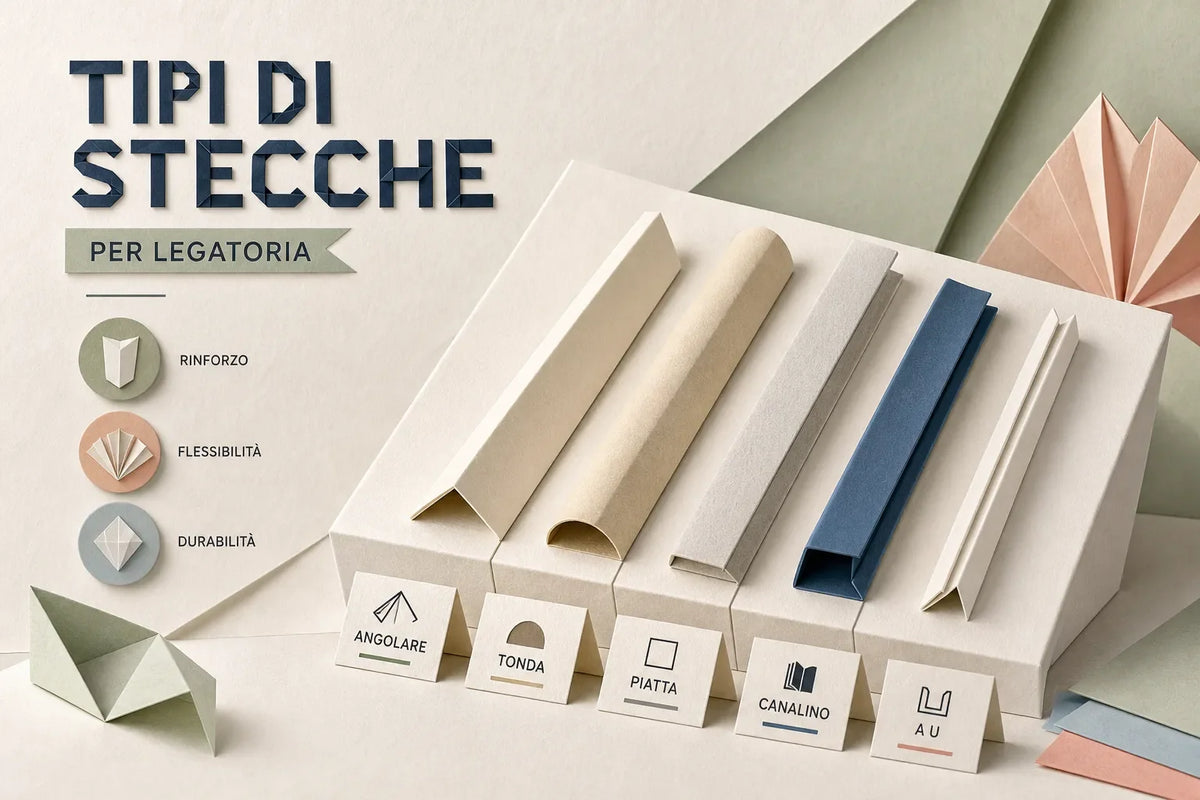 Stecche per legatoria: tipi e differenze