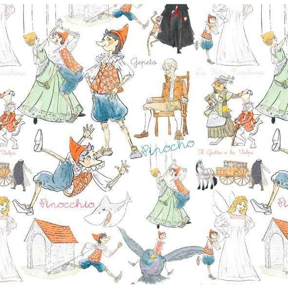 Carta decorata Collezione Favole - Pinocchio