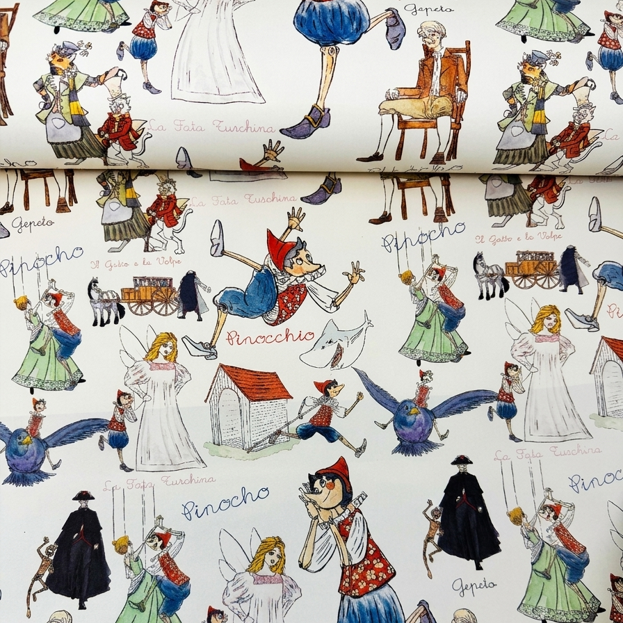 Carta decorata Collezione Favole - Pinocchio