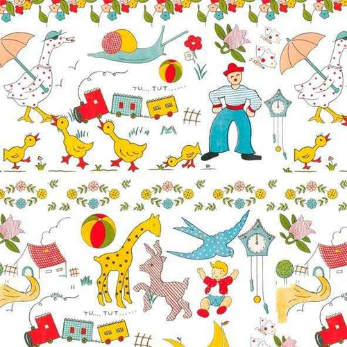 Carta decorata Collezione Bambini - Giocattoli vintage
