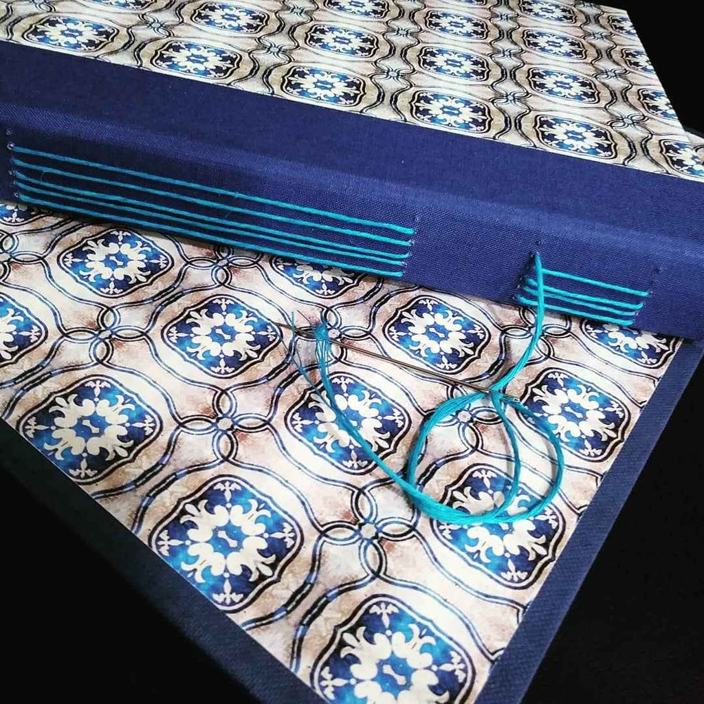 Carta decorata Collezione Sicilia - Maioliche blu