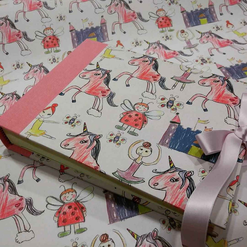 Carta decorata Collezione Bambini - Unicorni e fate