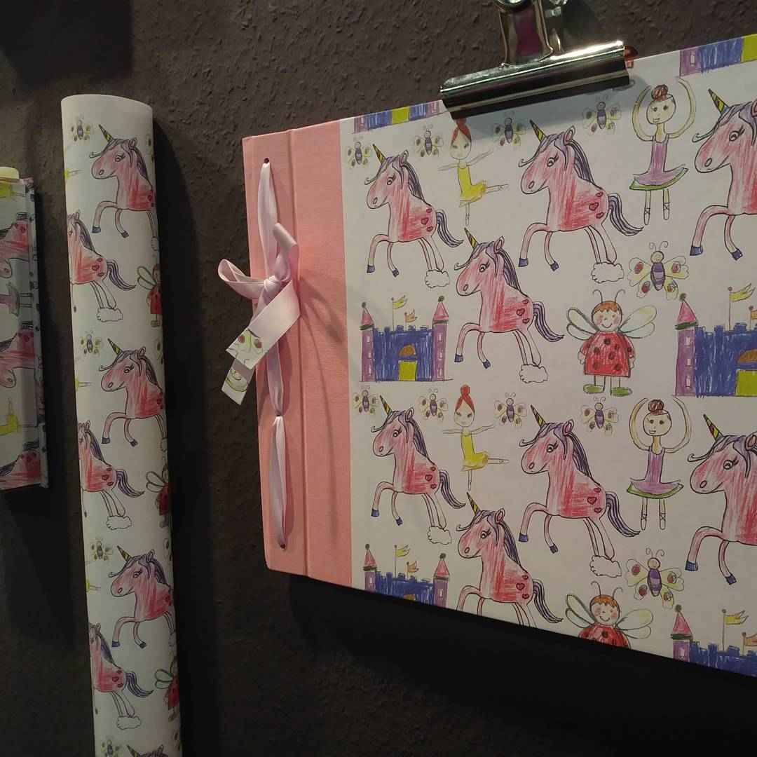 Carta decorata Collezione Bambini - Unicorni e fate