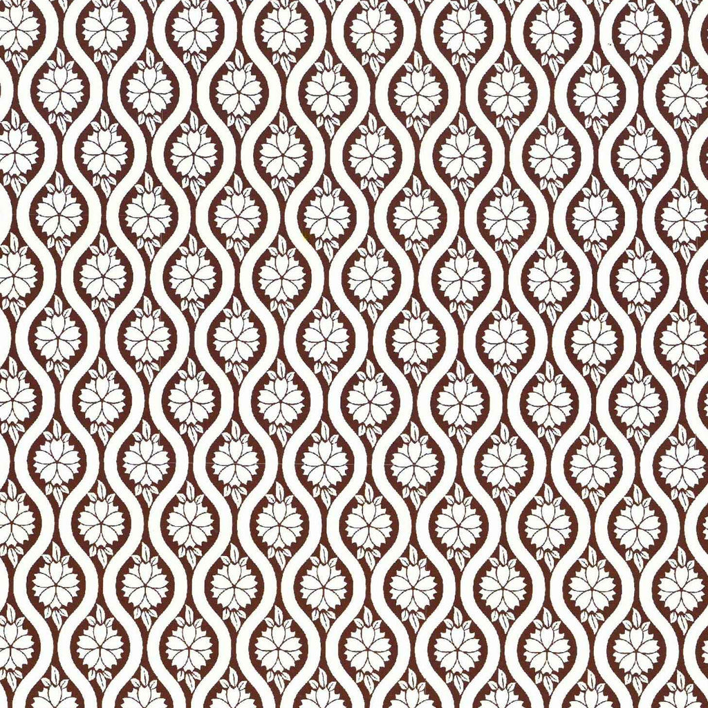 Dettaglio del motivo floreale della carta decorata Liberty