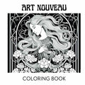 Libro da Colorare Art Nouveau