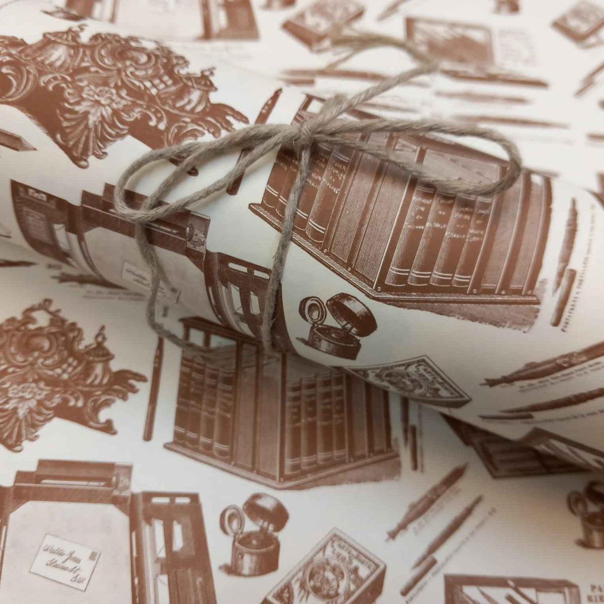 Carta decorata calamai vintage 70 x 100 cm