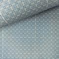 Carta Varese blu con motivo geometrico ornamentale 70 x 100 cm