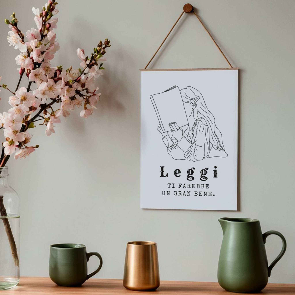 Poster A5 Leggi ti farebbe un gran bene