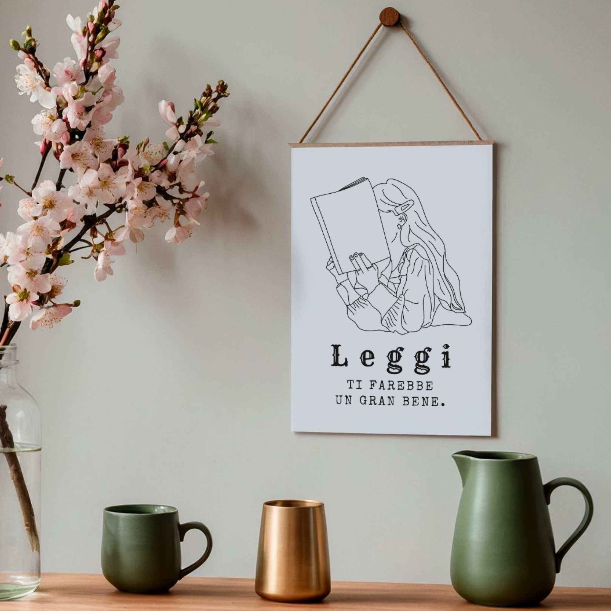 Poster A5 Leggi ti farebbe un gran bene