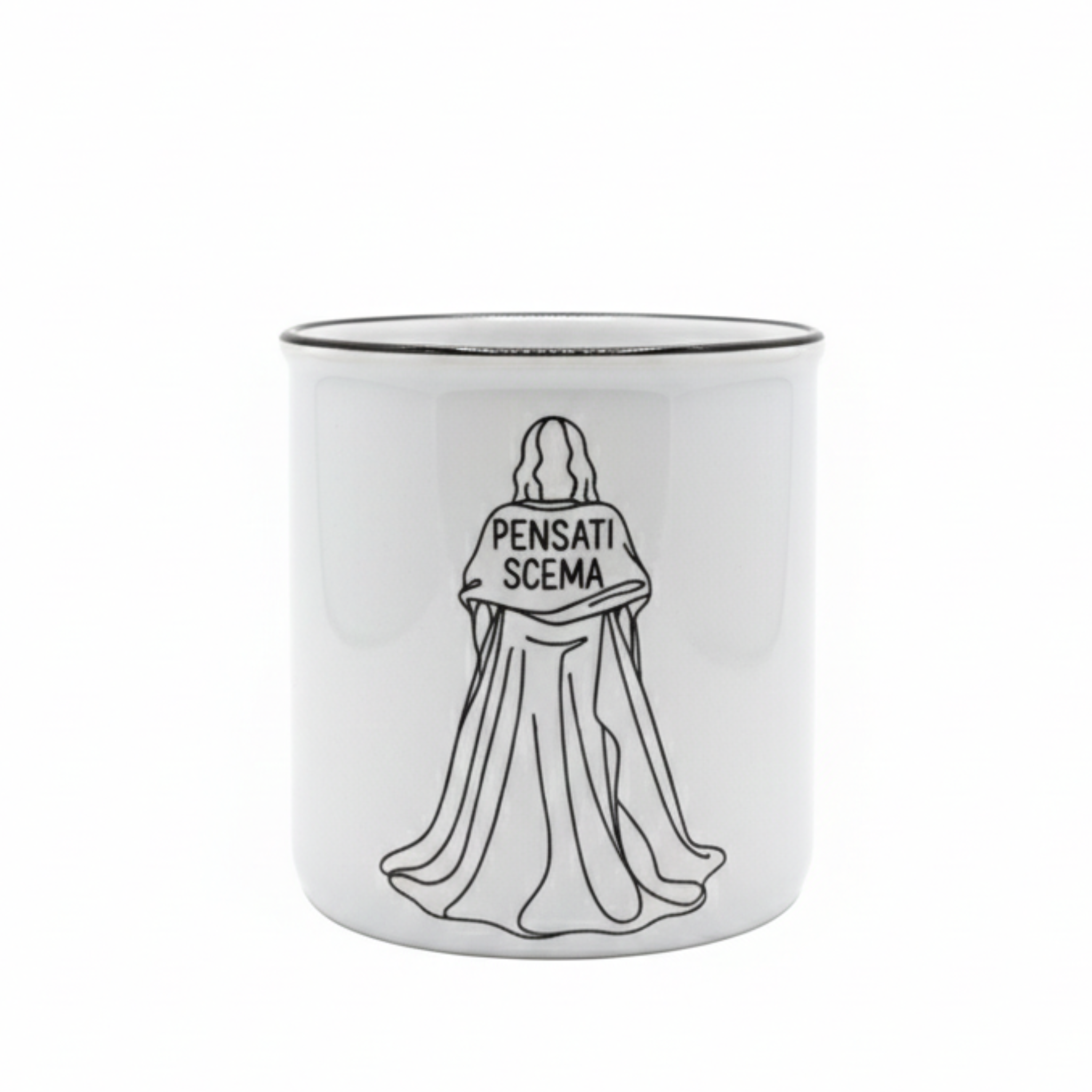 Tazza ironica Pensati scema