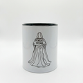 Tazza Pensati scema - bordo nero