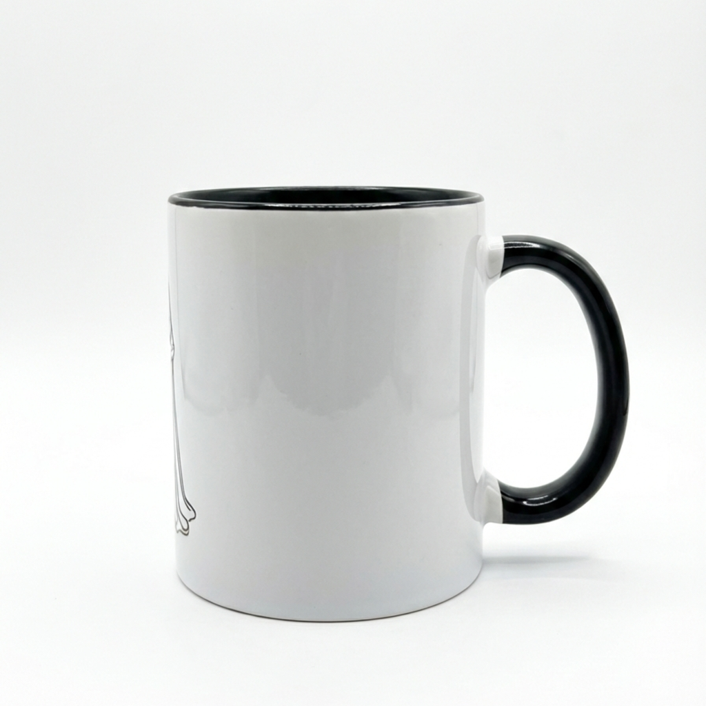 Tazza Pensati scema - bordo nero