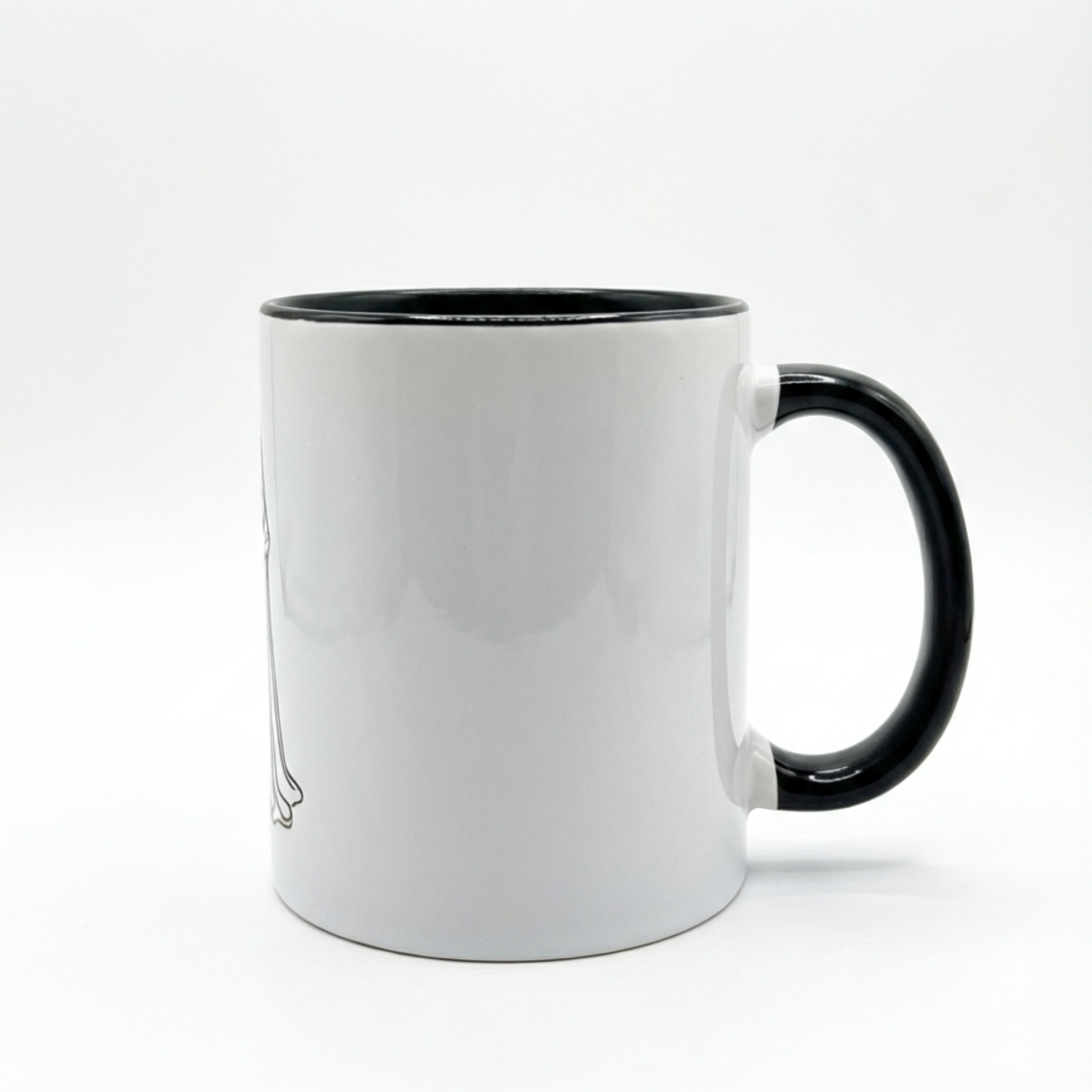 Tazza Pensati scema - bordo nero